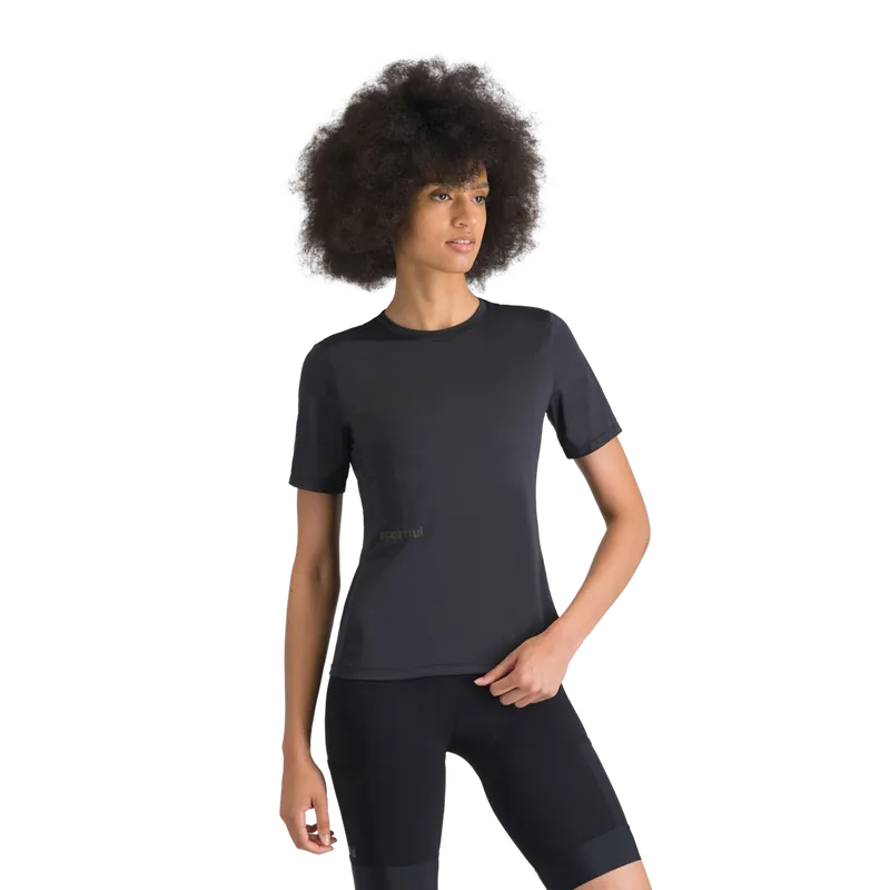 Maillot Mujer SPORTFUL SUPERGIARA TEE Manga Corta Negro