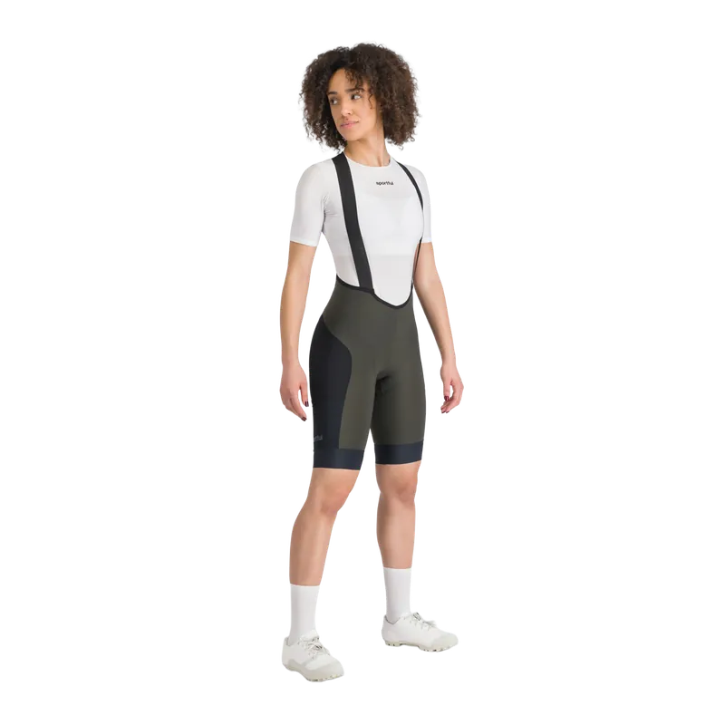 Culotte con tirantes SPORTFUL SUPERGIARA 2 Caqui/Negro, Mujer