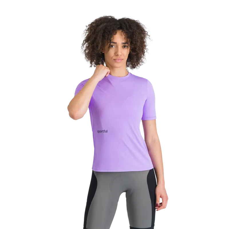 Camiseta de manga corta SPORTFUL SUPERGIARA TEE para mujer Morado