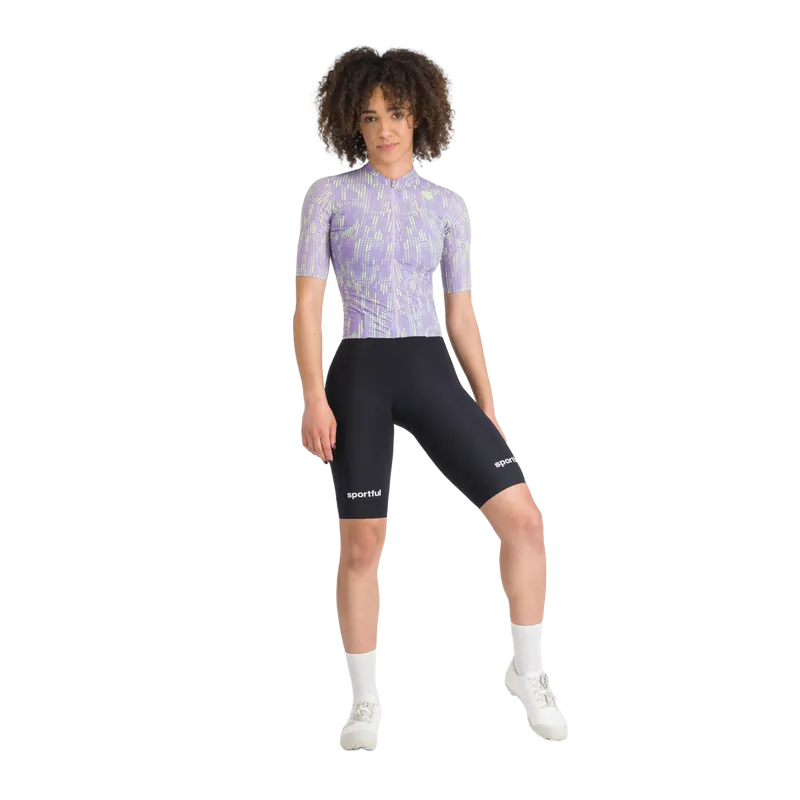 SPORTFUL G-SUIT Mujer Manga Corta Negro/Morado