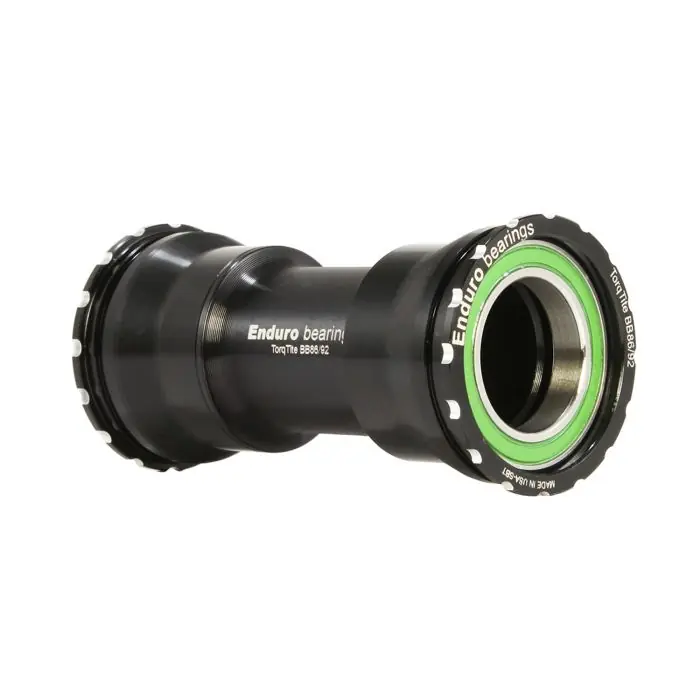 ENDURO BEARINGS TorqTite BB86/92 Eje de pedalier 24mm Acero inoxidable Negro