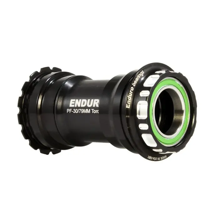 ENDURO BEARINGS TorqTite BBright eje de pedalier 24mm Acero inoxidable Negro