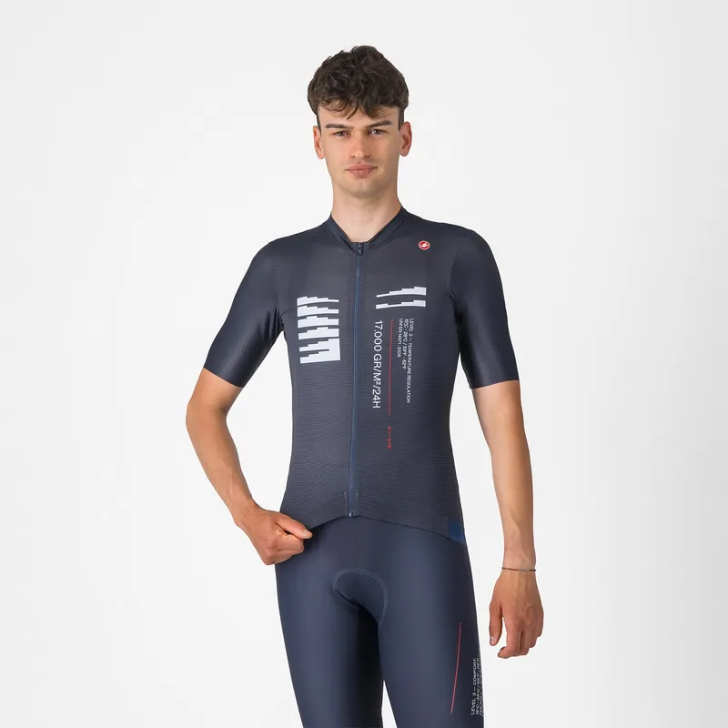 CASTELLI ESPRESSO R--A/D Maillot manga corta Azul