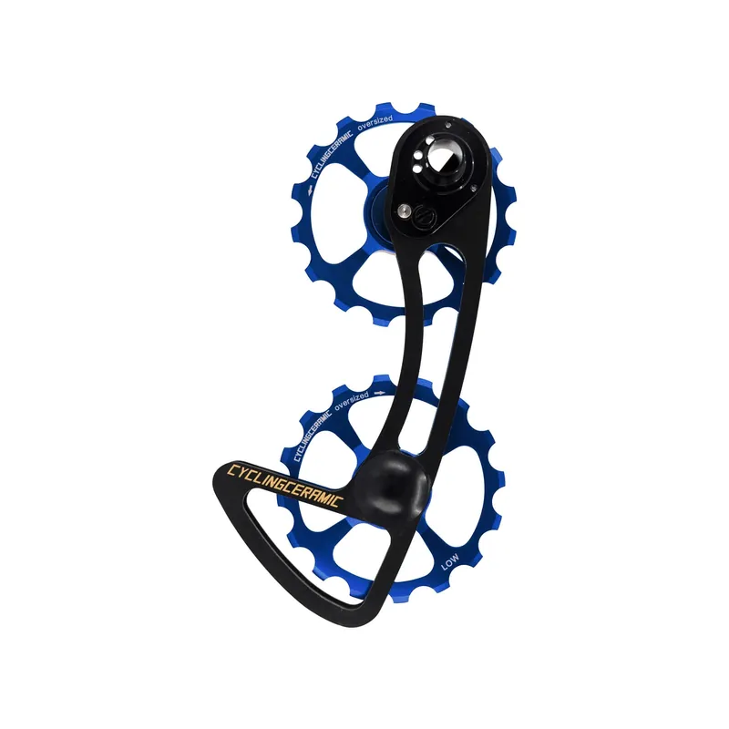 10/11V CYCLINGCERAMIC 16/16 Shimano Jaula del cambio trasero azul