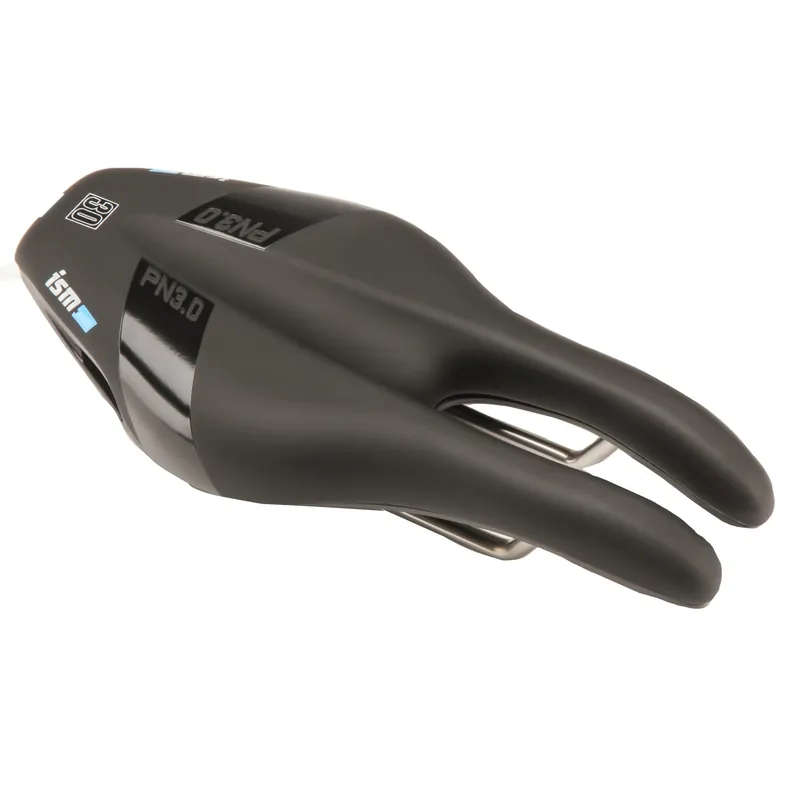 Sillín ISM PN 3.0 120mm Raíles Acero Inoxidable Negro
