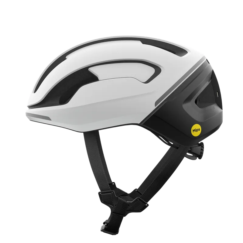 Casco de carretera POC OMNE BEACON MIPS Blanco/Negro Mate