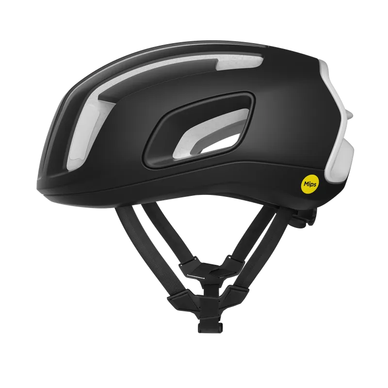 Casco de carretera POC CYTAL MIPS Negro mate/Blanco mate