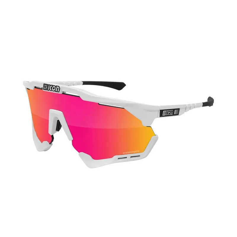 Gafas SCICON AEROSHADE XL Blanco Iridio Rojo