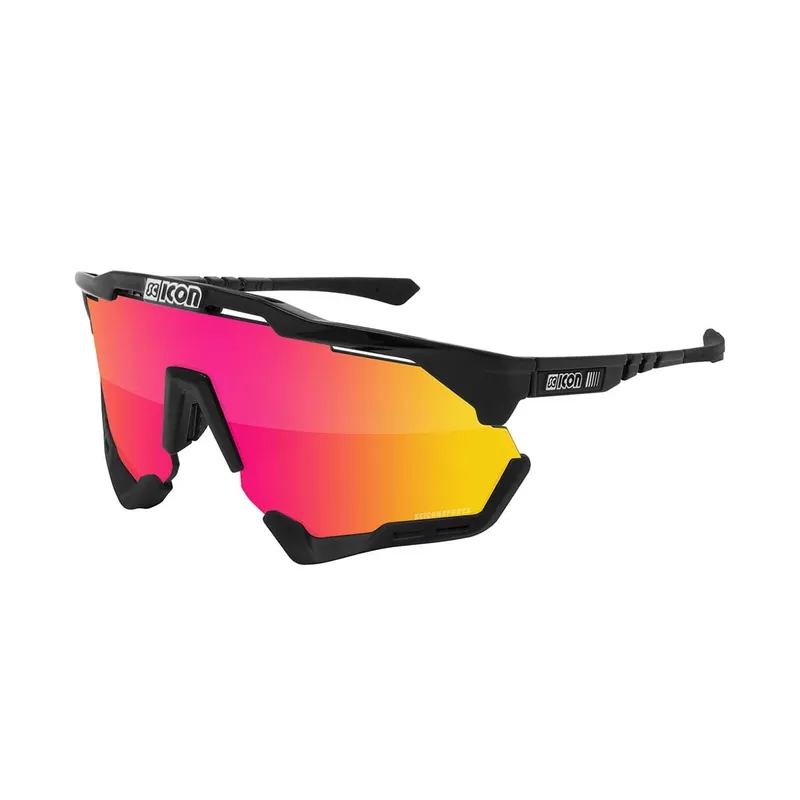 Gafas SCICON AEROSHADE XL Negro Iridio Rojo