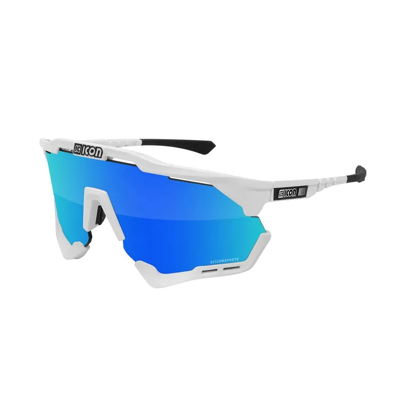 Gafas SCICON AEROSHADE XL Blanco Iridium Azul