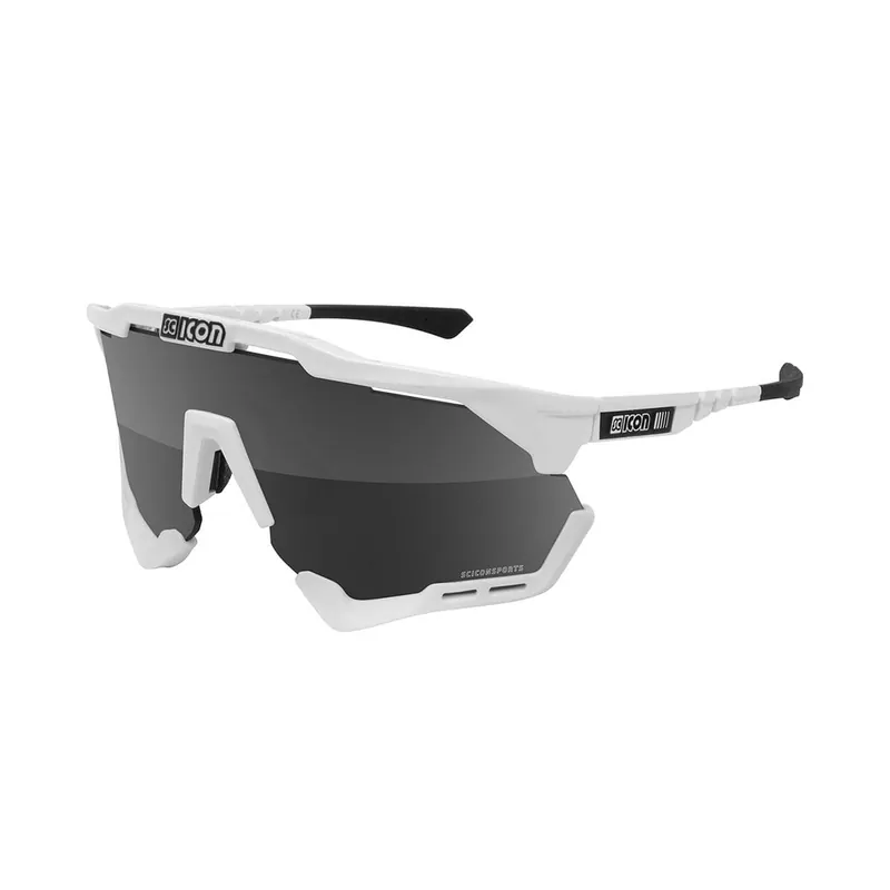 Gafas SCICON AEROSHADE XL Blanco Iridio Plata