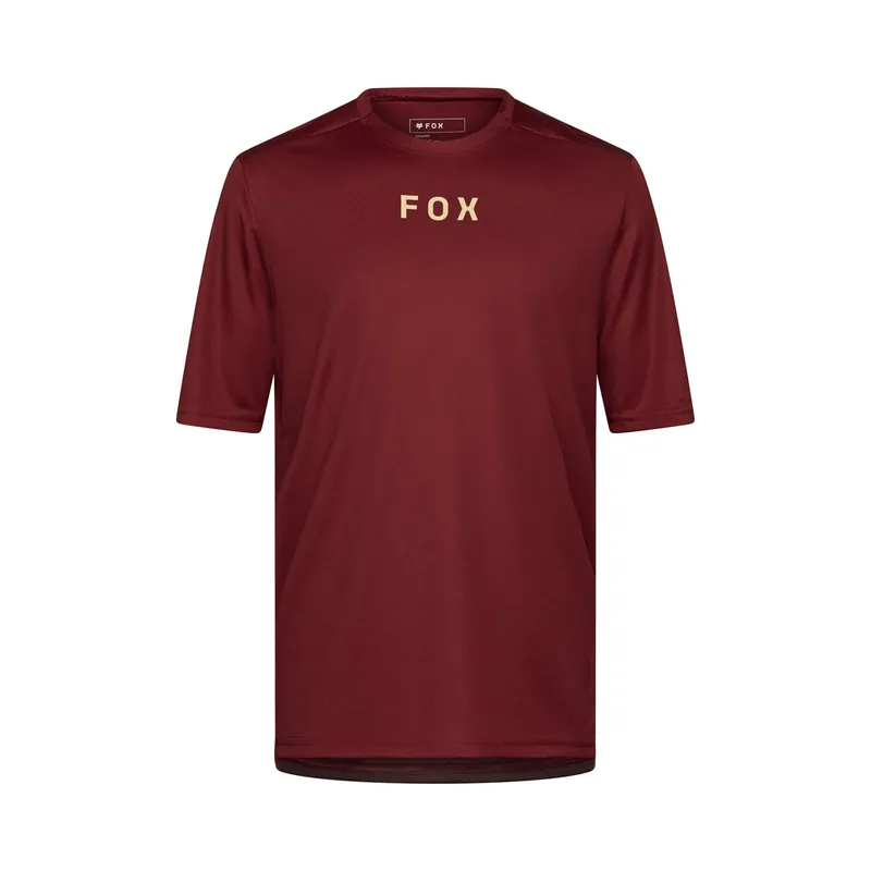 Maillot manga corta FOX RANGER WORDMARK Burdeos