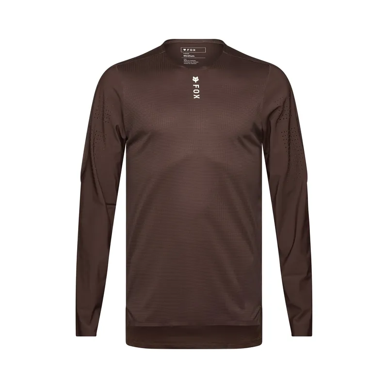 Maillot manga larga FOX FLEXAIR PRO Marrón