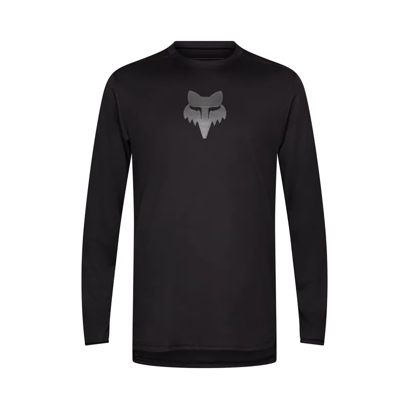 Maillot manga larga FOX RANGER HEAD Negro