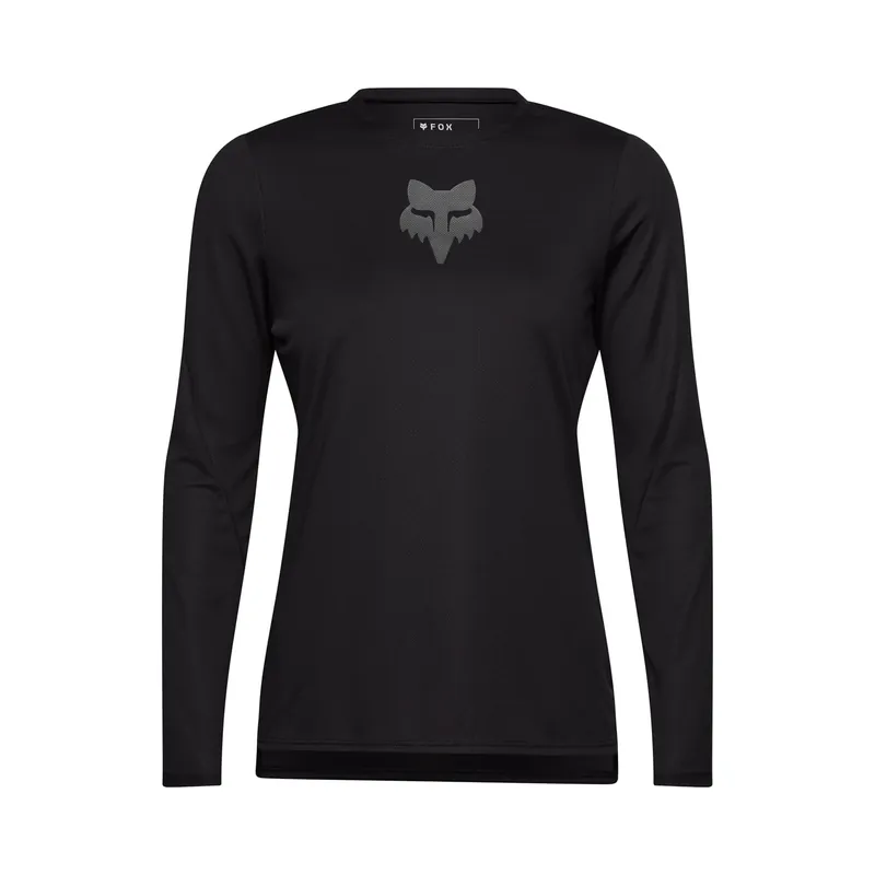 Maillot manga larga FOX RANGER HEAD Mujer Negro