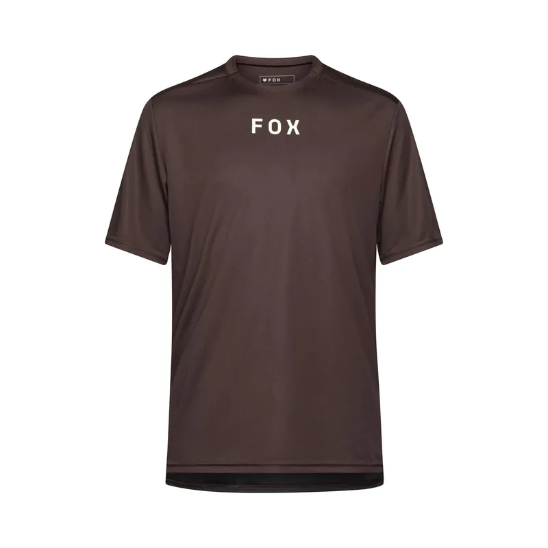 Maillot manga corta FOX RANGER WORDMARK Marrón