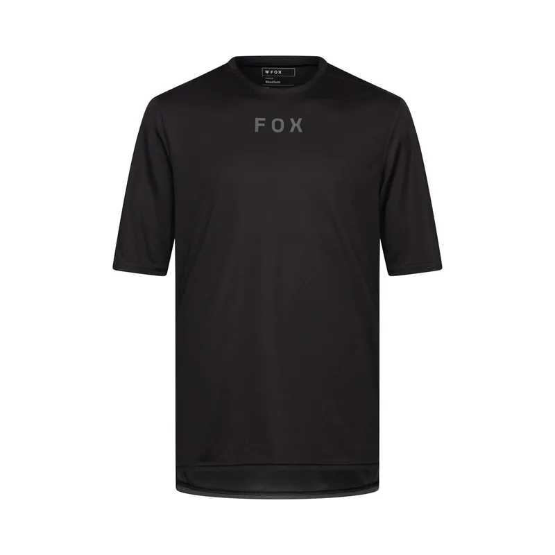 Maillot manga corta FOX RANGER WORDMARK Negro