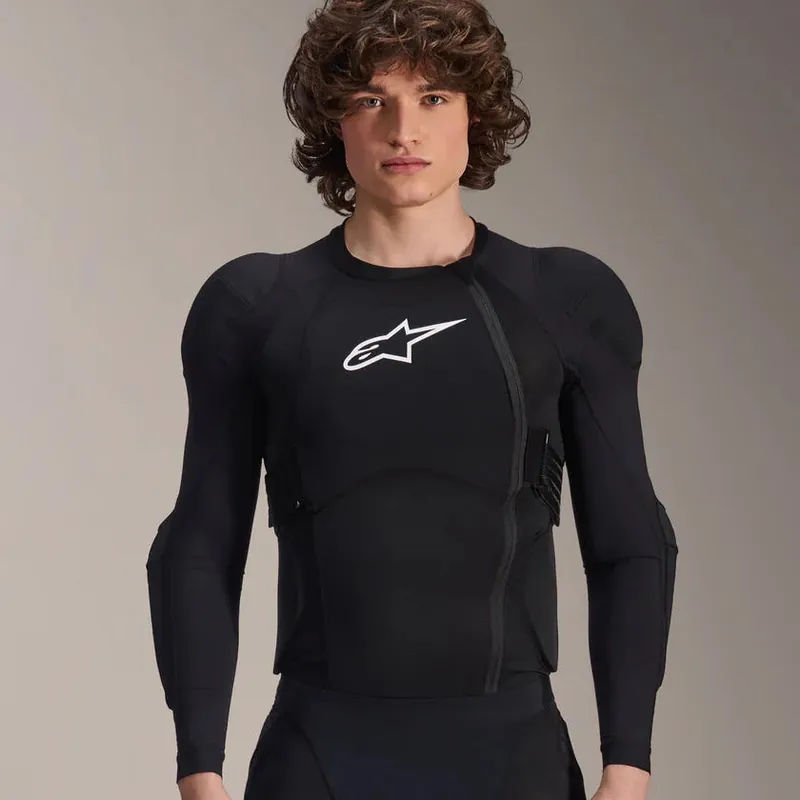 Chaleco de Protección ALPINESTARS A-IMPACT PLASMA Manga Larga Negro/Blanco