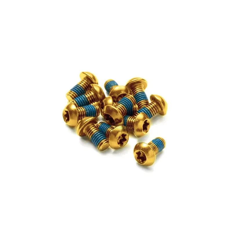 Kit de 12 tornillos de disco anodizados dorados REVERSE COMPONENTS