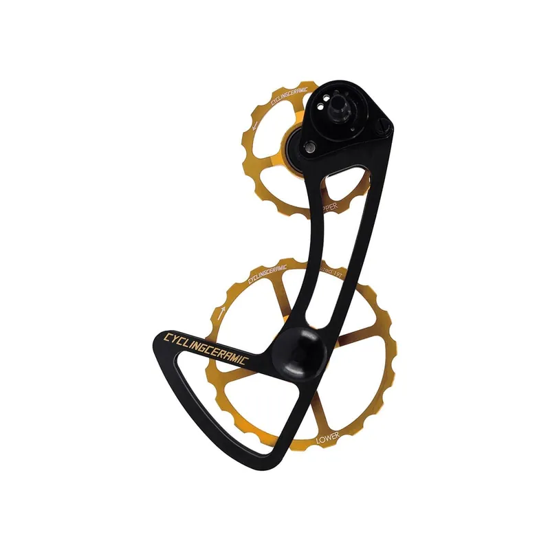 CYCLINGCERAMIC Cambiador trasero de 11 velocidades 14/19 Sram E-Tap Gold