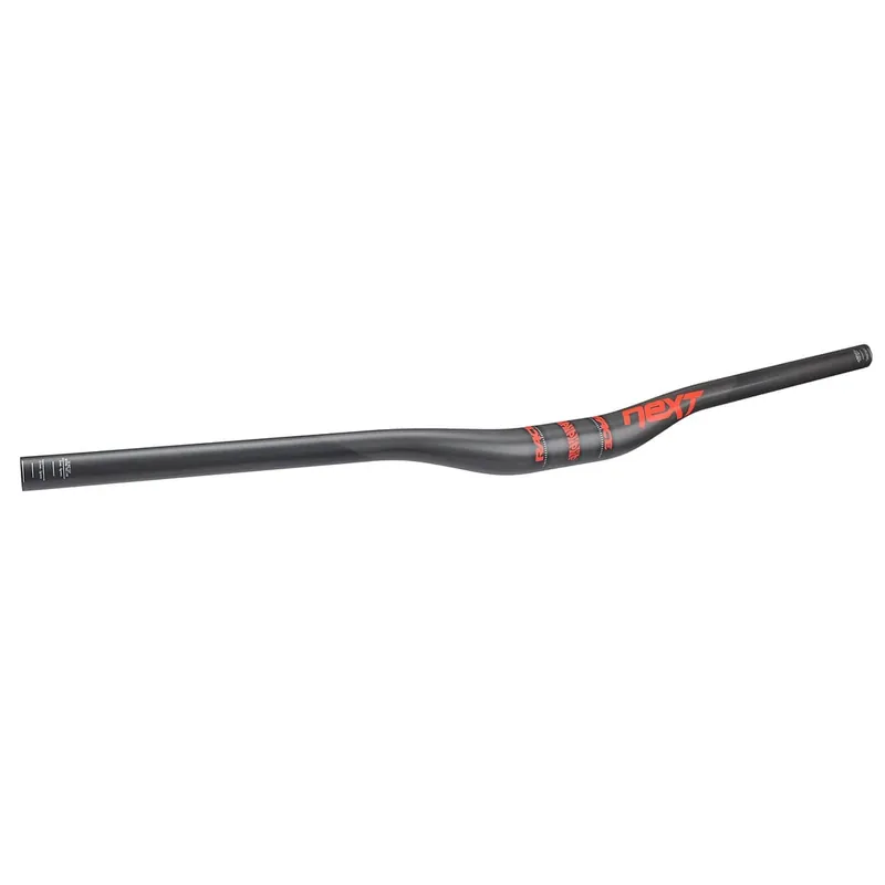 Manillar RACE FACE NEXT Rise 20mm 760mm Carbono/Rojo