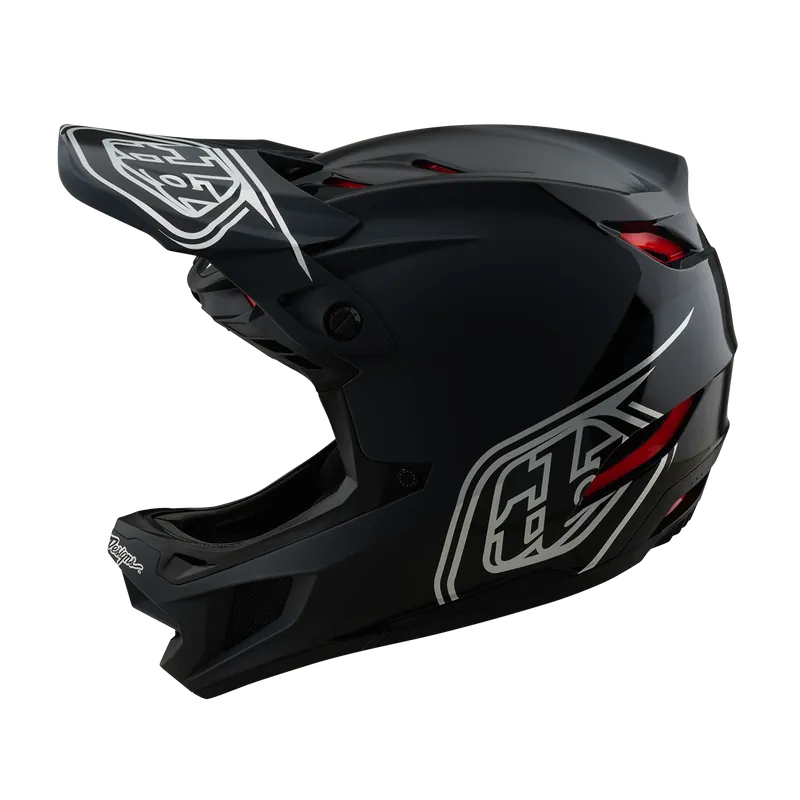 Casco MTB TROY LEE DESIGNS D4 POLYACRYLITE MIPS SHADOW Negro