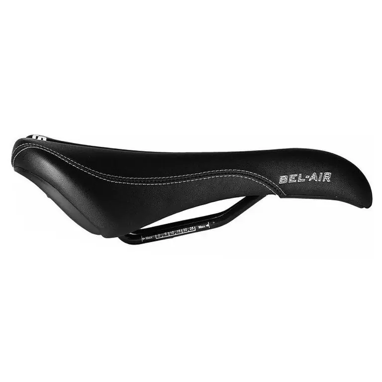 Sillín SDG BEL-AIR RL Steel Rails Negro/Blanco