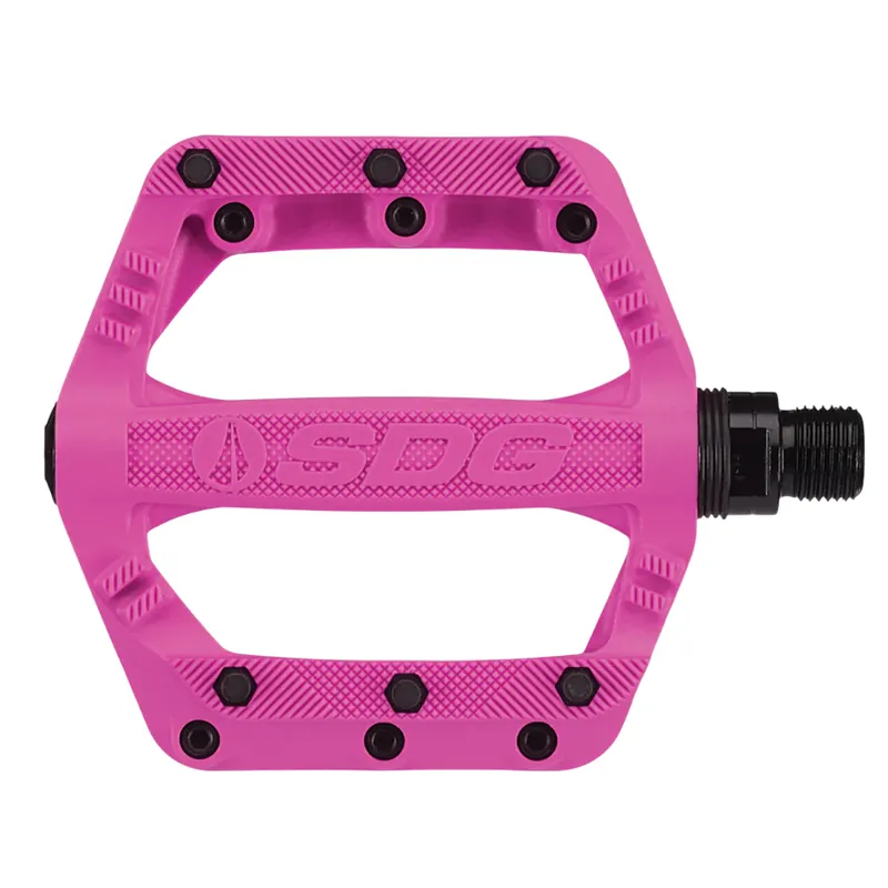 Pedales planos SDG SLATER Junior Rosa