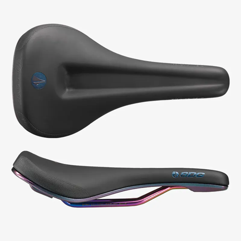 Sillín SDG BEL-AIR V3 MAX Fuel Rails Lux-Alloy Oil Slick