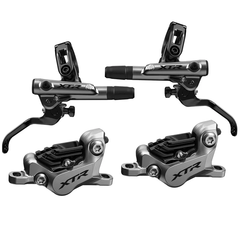 Par de pastillas de freno metálicas ventiladas SHIMANO XTR M9120 4 Piston J-KIT
