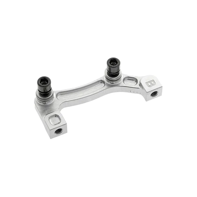 Adaptador Pinza Delantera / Trasera PM / IS HOPE (Delantera 203mm / Trasera 183 mm) #HBMB Plata