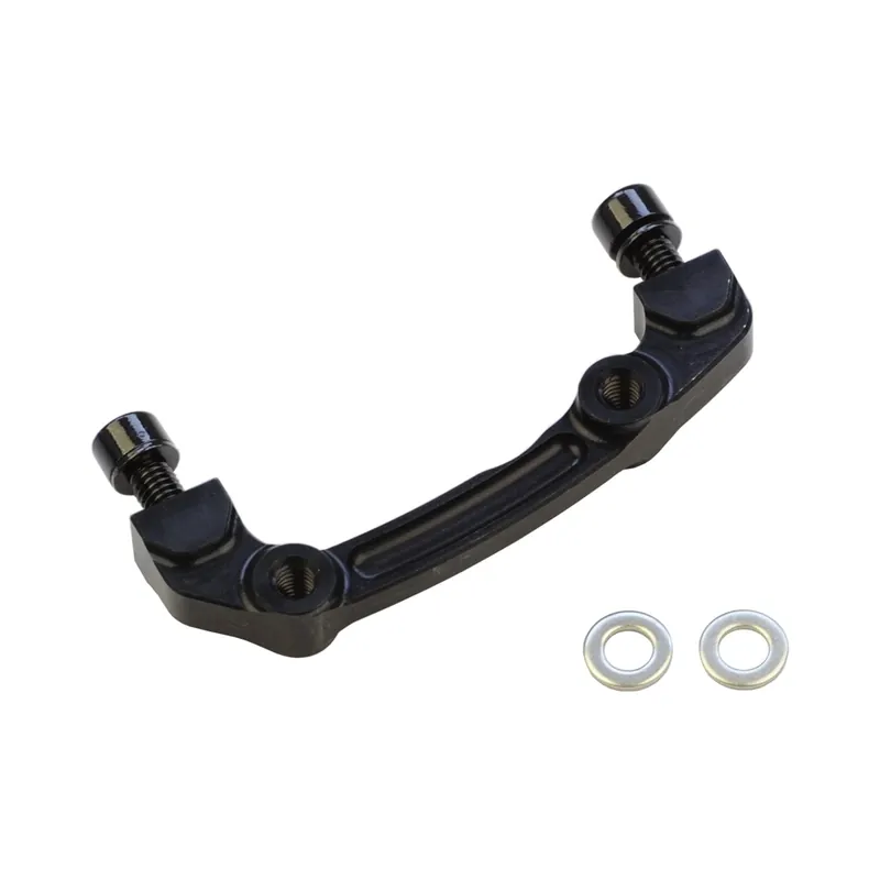 Adaptador Pinza Delantera / Trasera PM / IS HOPE (Delantera 180mm / Trasera 160mm) #HBMF Negro