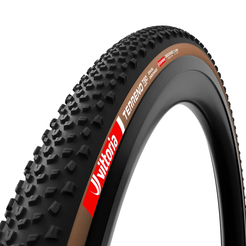 Neumático VITTORIA TERRENO T60 MIXED Gravel Endurance 700x45c Tubeless Ready Blando Marrón