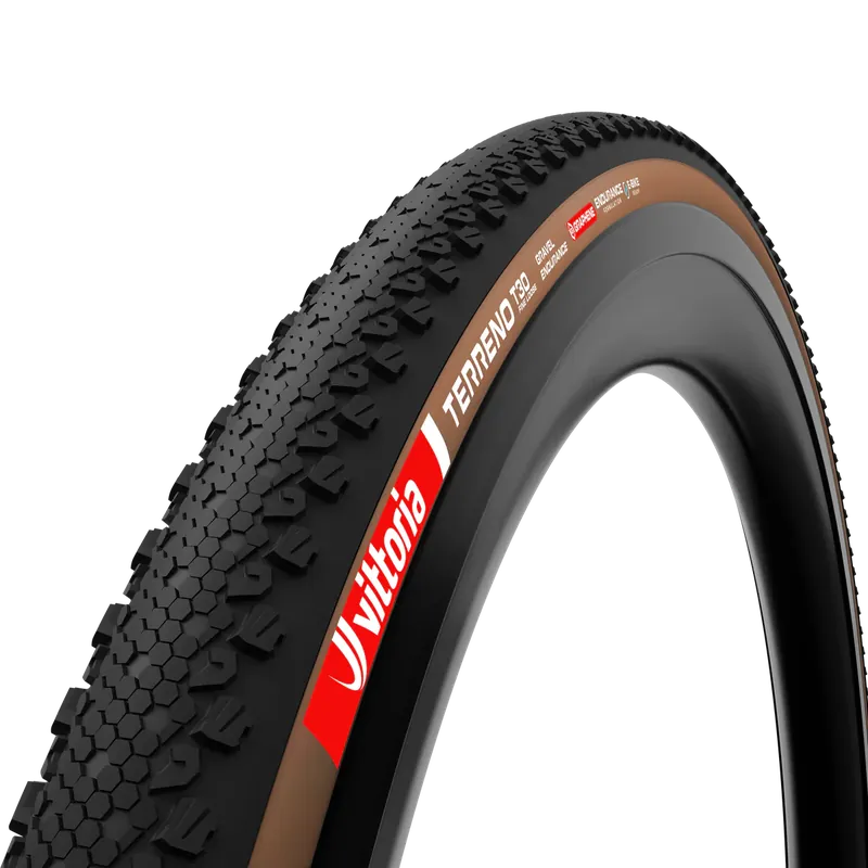 Neumático VITTORIA TERRENO T30 FINE LOOSE Gravel Endurance 700x40c Tubeless Ready Blando Marrón