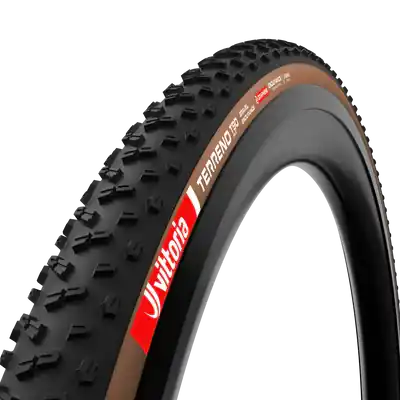 Neumático VITTORIA TERRENO T90 MUD Gravel Endurance 700x45c Tubeless Ready Blando Marrón