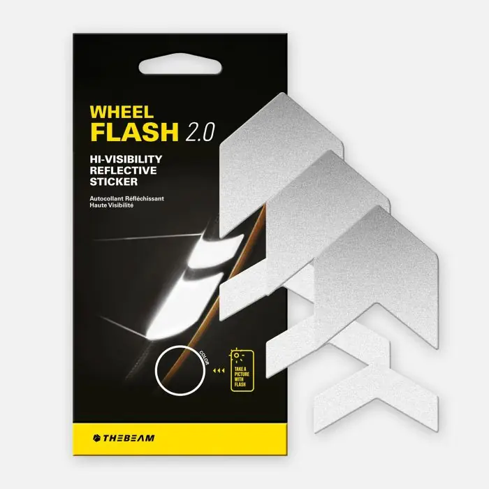 THE BEAM WHEEL FLASH 2.0 Pegatinas reflectantes arco iris