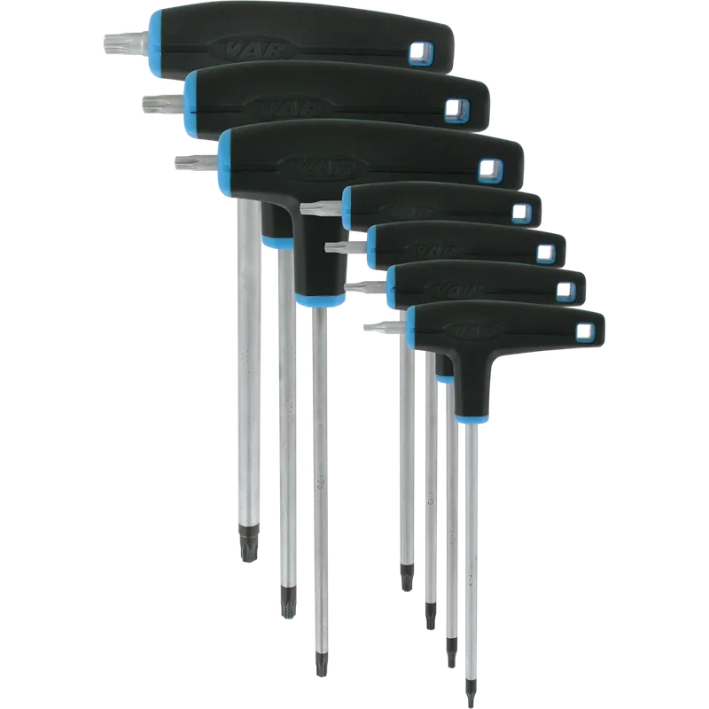 Juego de 7 llaves VAR CL-18200-07/40 Torx T