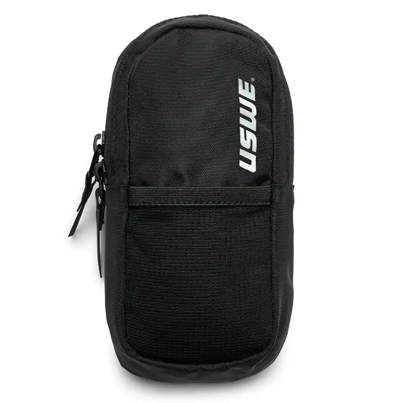 Funda para teléfono USWE con cierre de velcro Negro