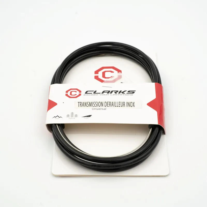 CLARKS Kit universal de cable y latiguillo de desviador Acero inoxidable