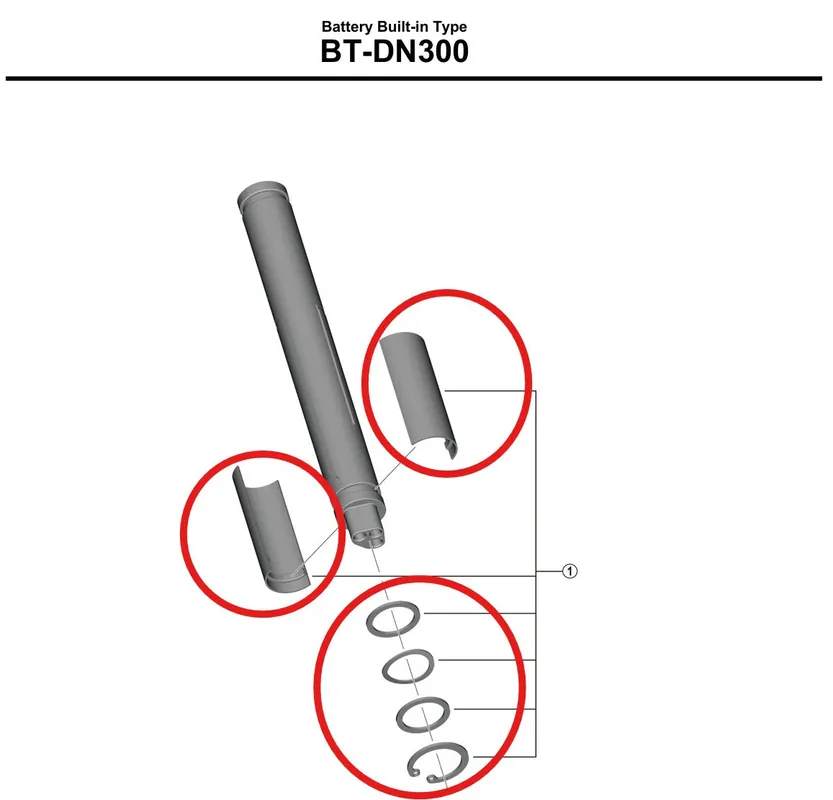 Adaptador de batería SHIMANO BT-DN300