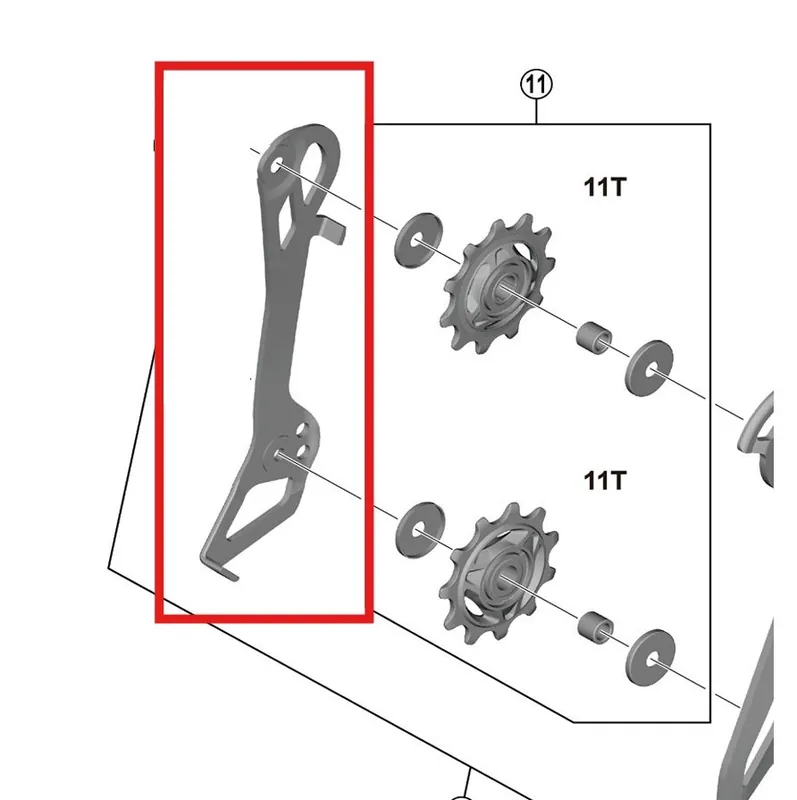 SHIMANO RD-R7150 Jaula de cambio interno