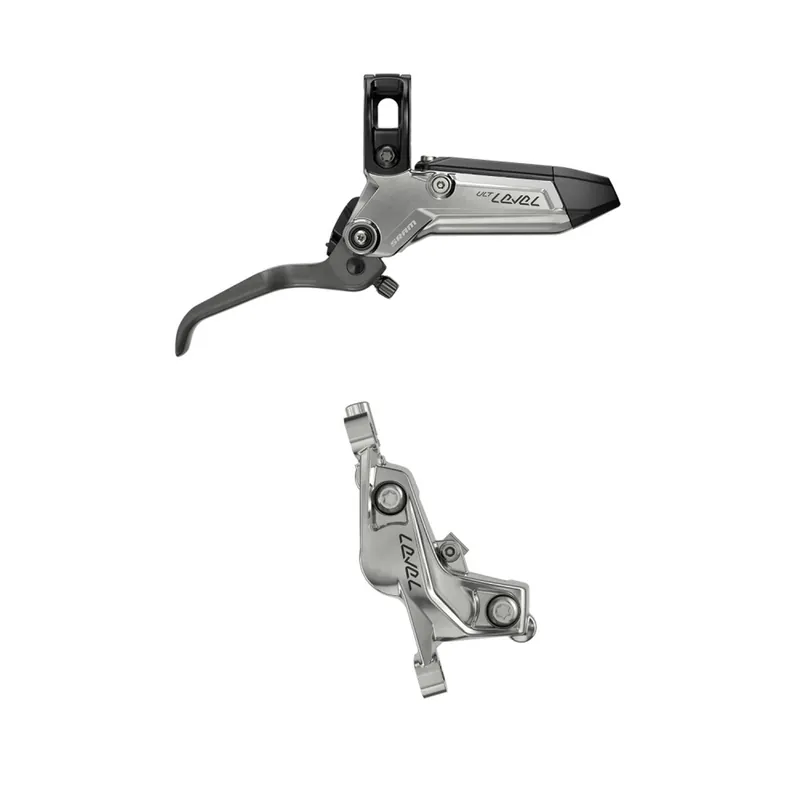Freno delantero SRAM LEVEL ULTIMATE STEALTH de 4 pistones Plata