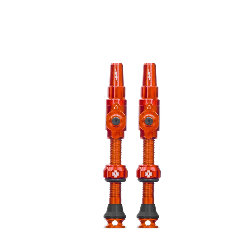 Válvulas sin cámara MUC-OFF Big Bore Lite (Presta) Large Naranja