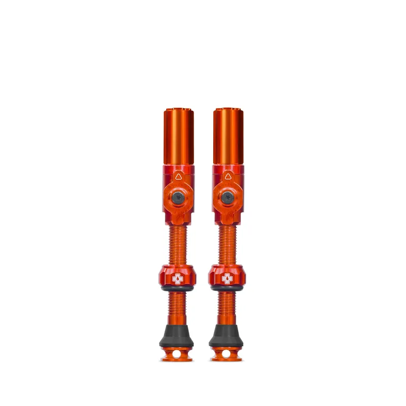 Válvulas sin cámara MUC-OFF Big Bore Hybrid (Schrader) Large Naranja