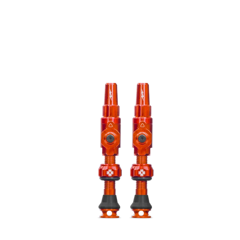 Válvulas Tubeless MUC-OFF Big Bore Lite (Presta) Mediana Naranja