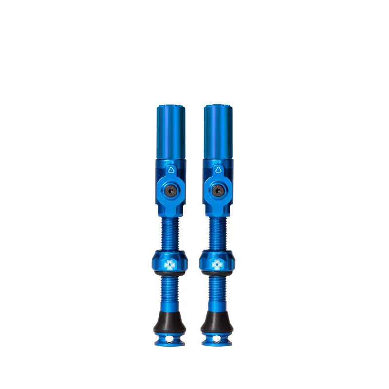 Válvulas sin cámara MUC-OFF Big Bore Hybrid (Schrader) Large Azul