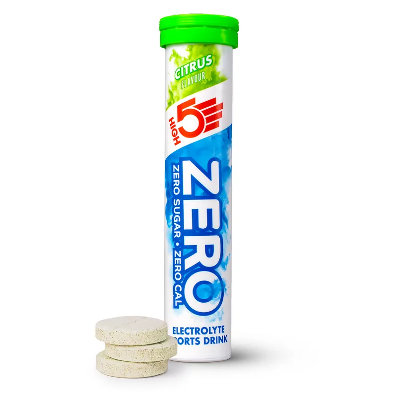Tabletas de hidratación electrolítica High5 ZERO (x20) Limón