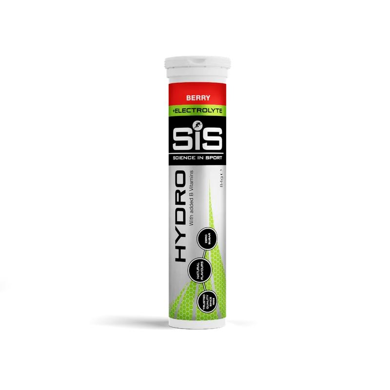 SIS GO HYDRO Comprimidos de Hidratación Electrolítica (x20) Frutos Rojos