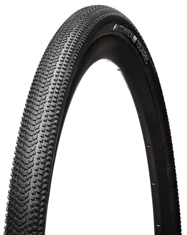 Neumático HUTCHINSON TOUAREG GREEN 700x40c Reinforced Hardskin Tubeless Ready Negro