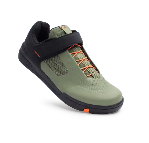 Zapatillas MTB CRANKBROTHERS STAMP SPEED LACE FLAT Verde/Naranja